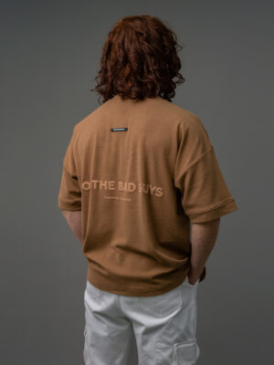 T-SHIRT BROWN OVERSIZE FTBG