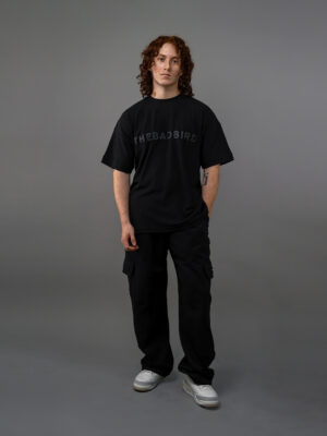 T-SHIRT BLACK OVERSIZE FTBG