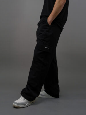 SWEATPANT BLACK CARGO FTBG