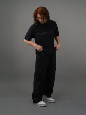 SWEATPANT BLACK CARGO FTBG